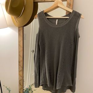 Open Shoulder Sweater